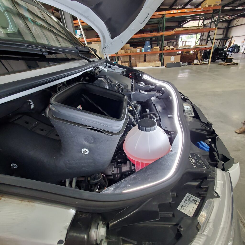 View of an engine