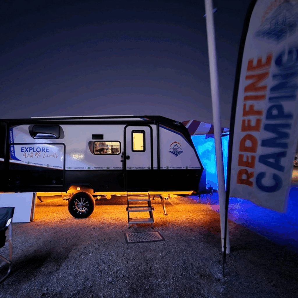 Underbody lighting on a RV